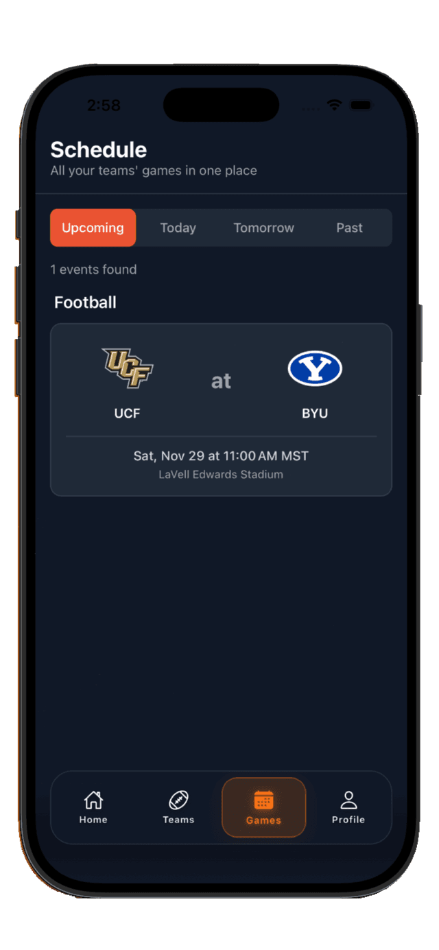 FanSync App Screenshot 5